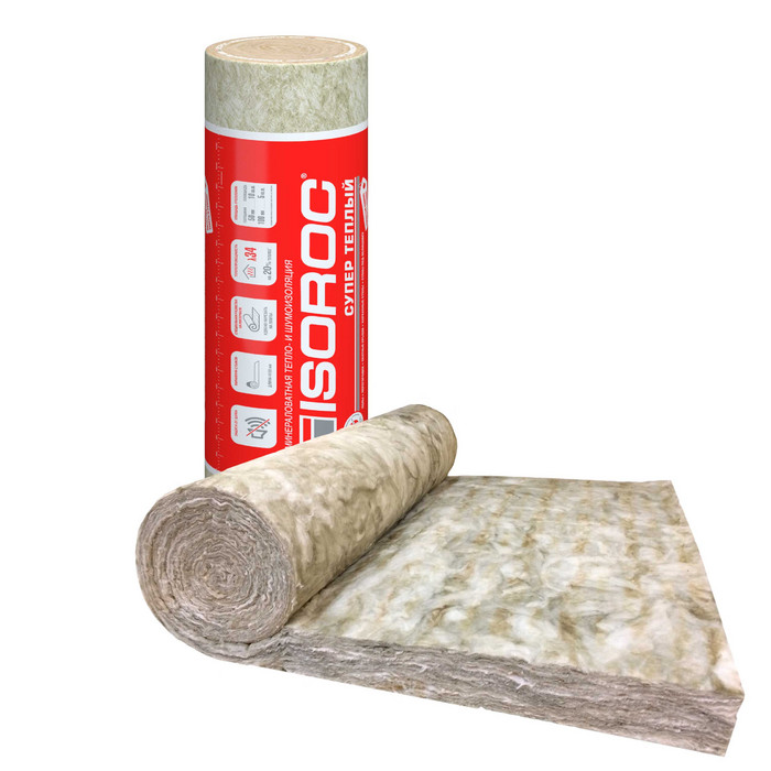 Утеплитель Изорок Супер Теплый Рулон 4100х1220х100 мм